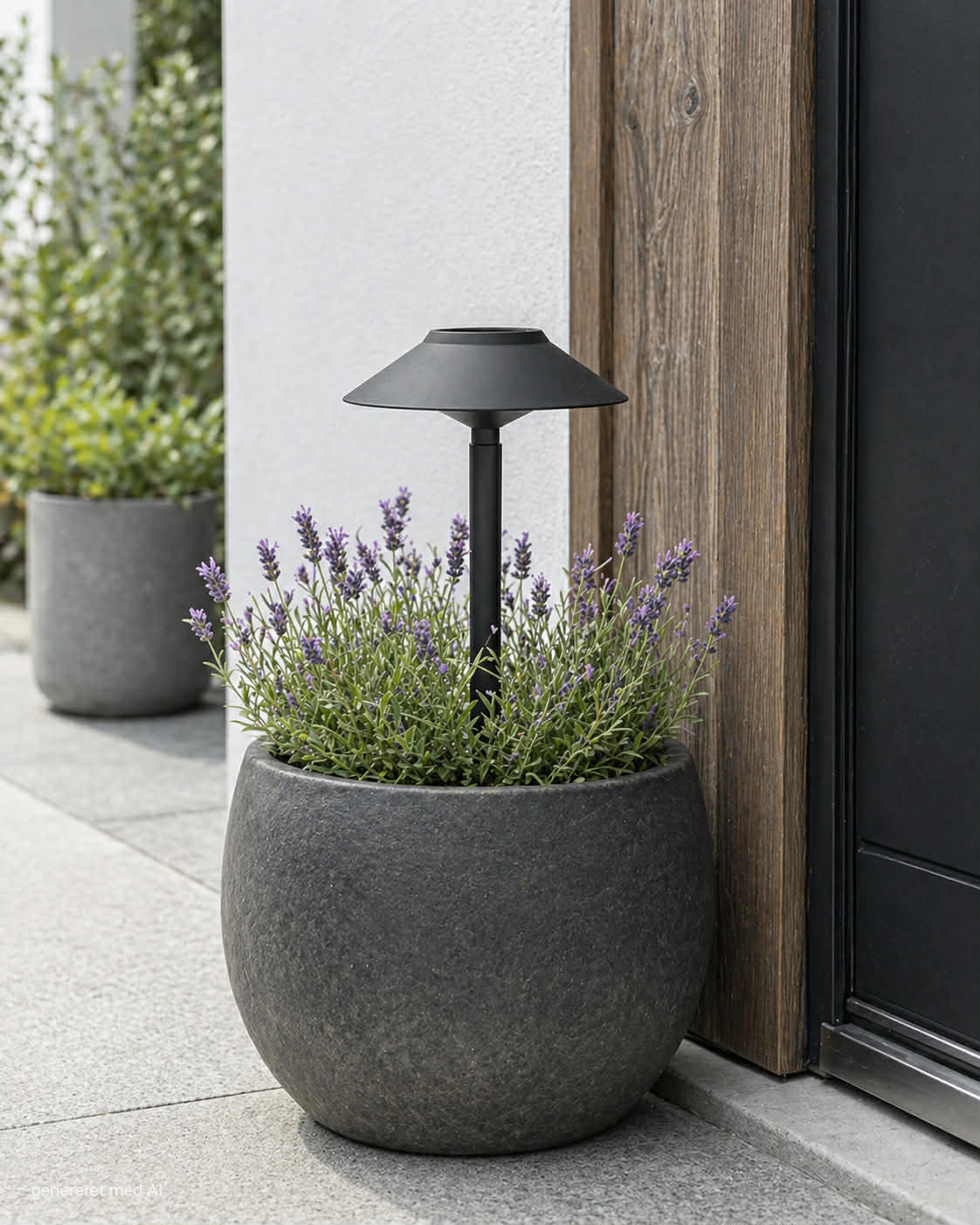 Hagelampe m. solceller – Sett med 2 stk