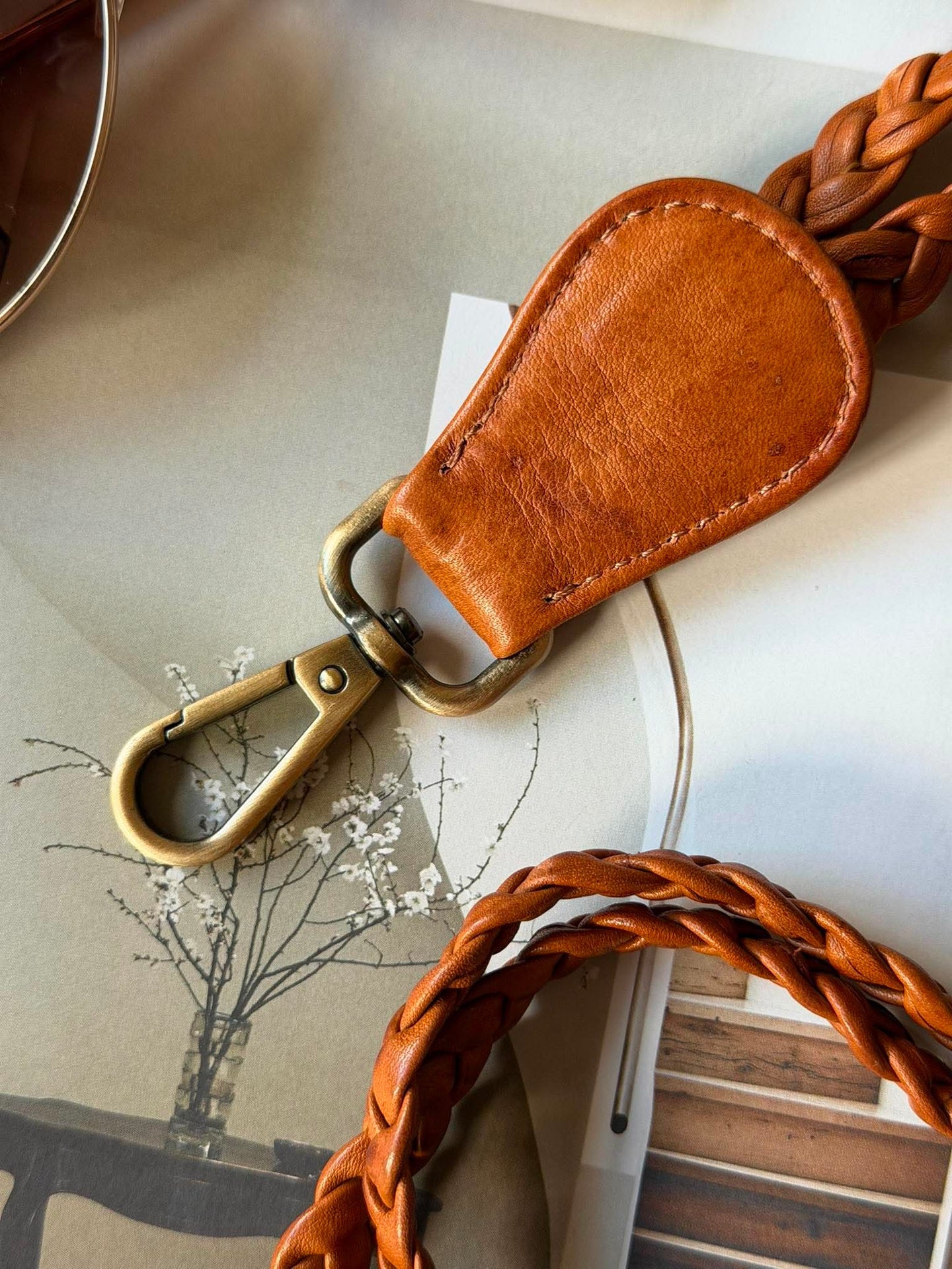 Nøkkelsnor - MIKO cognac washed