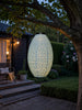 Lampe med solceller - Lyseblå