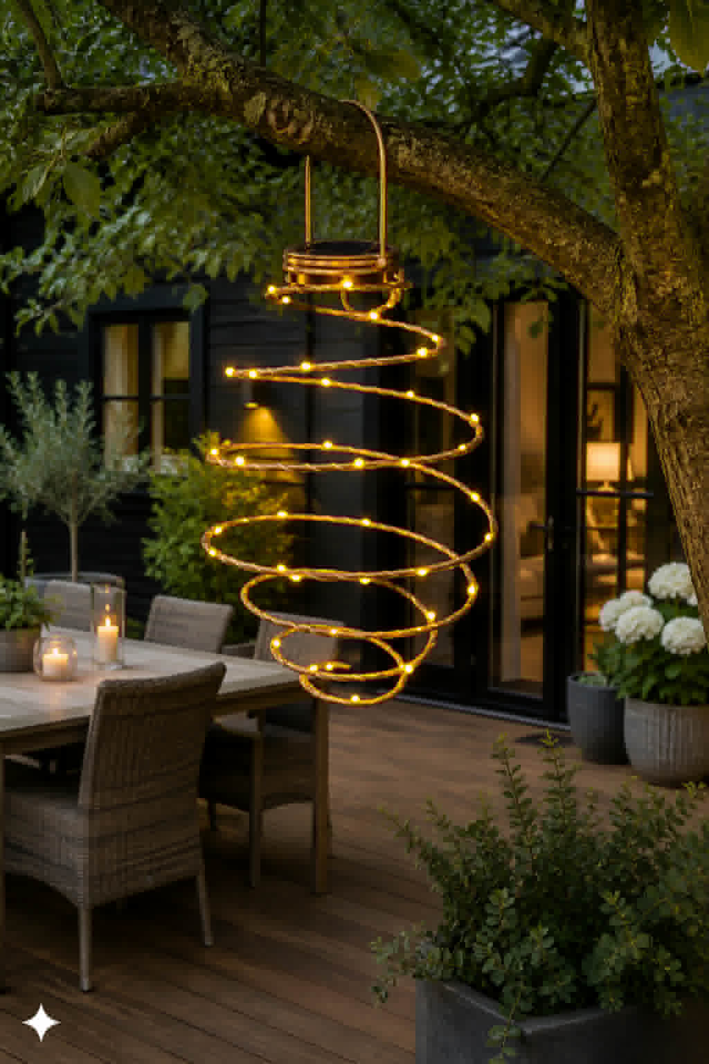 Spiral GOLDEN BIG m. solceller