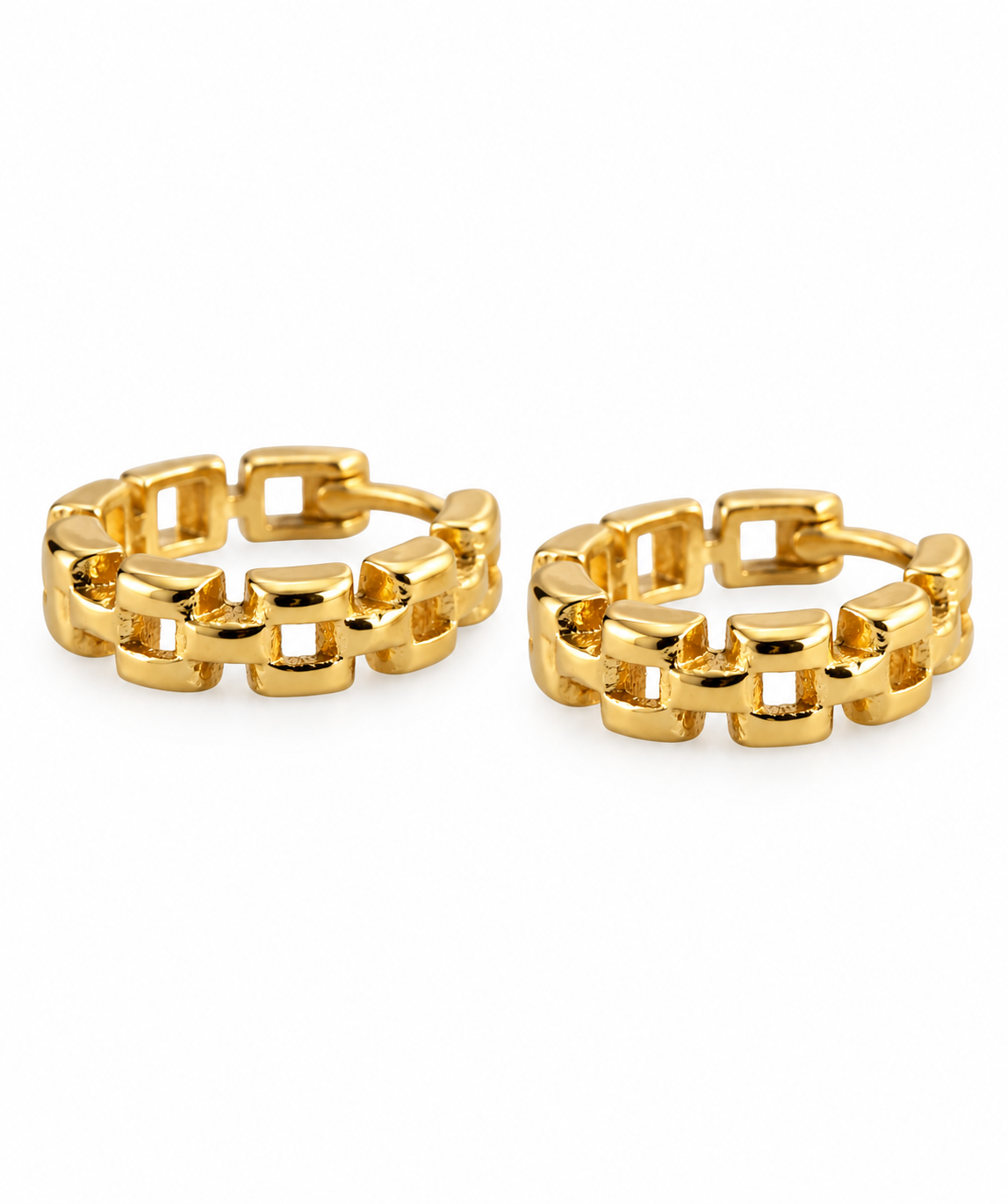 Øreringer Rachel 18K forgyllet