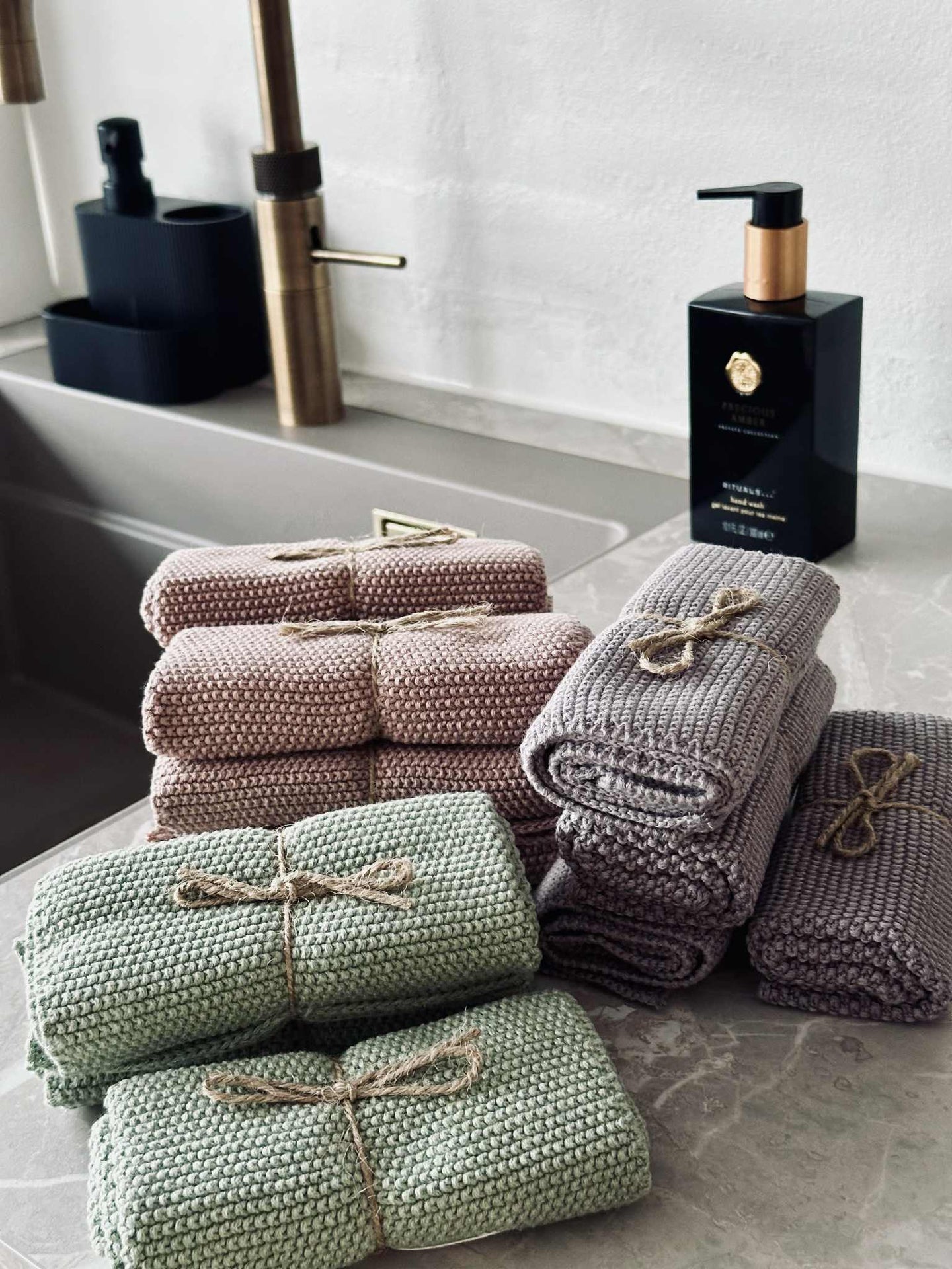 Kjøkkenkluter Sett med 6 stk - Flere farger