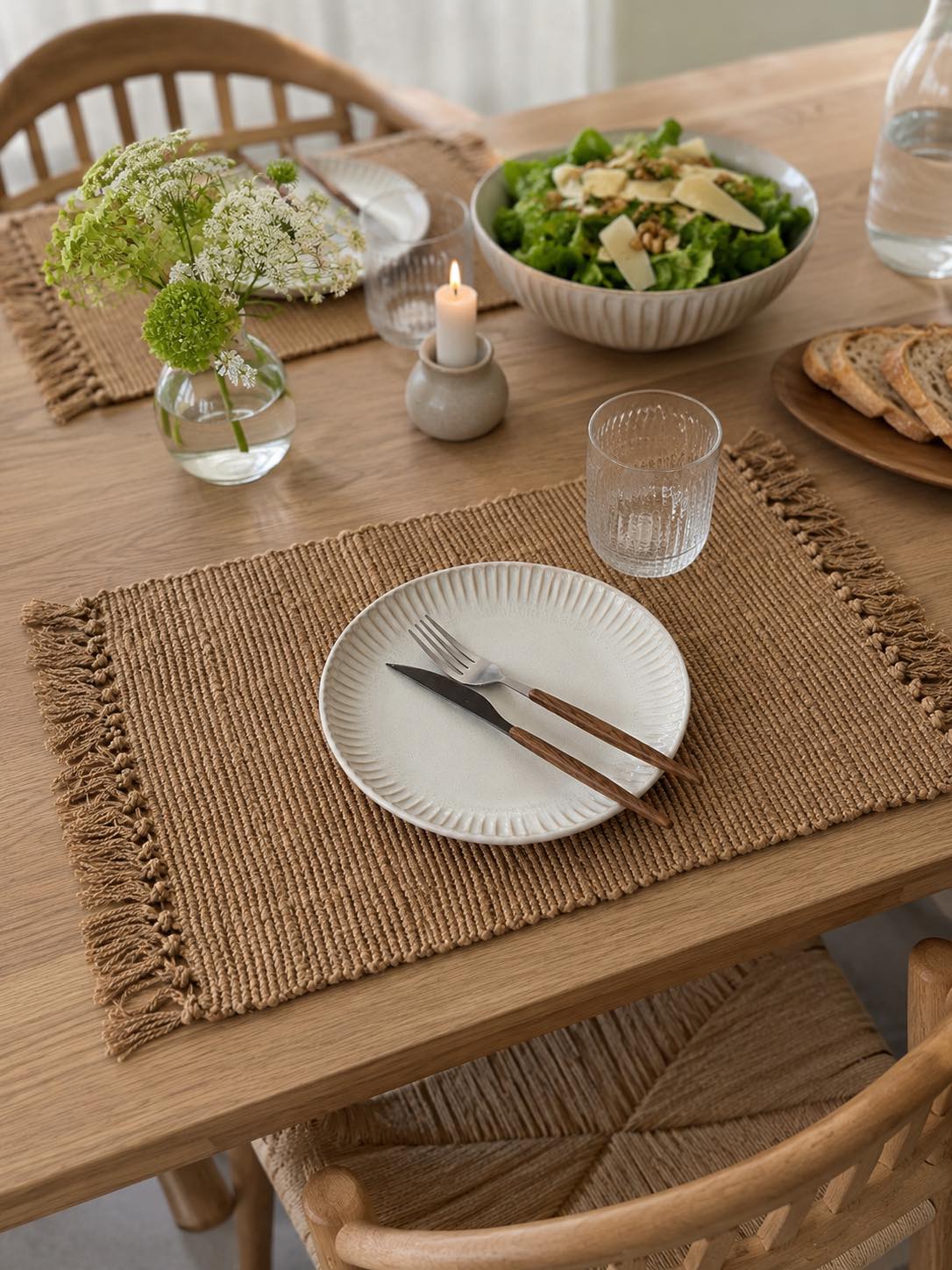 Dekkeserviett Beige - Recycling Cotton