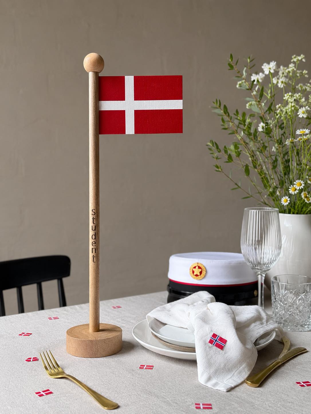 Flagg Student wood - Flere størrelser