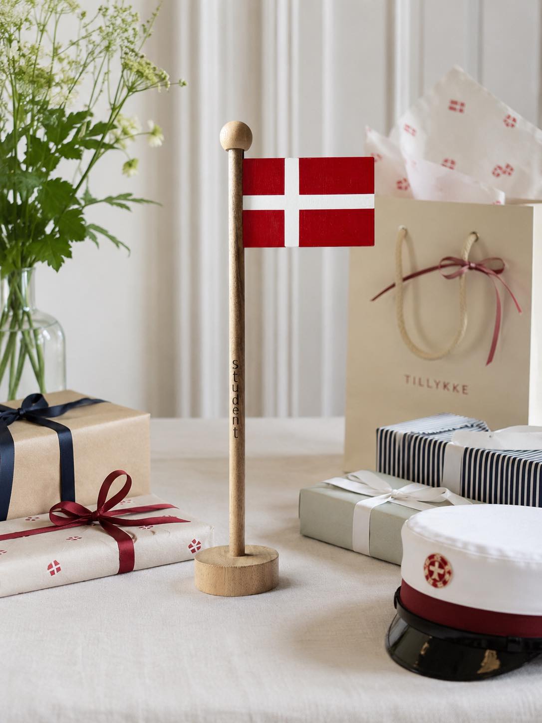Flagg Student wood - Flere størrelser
