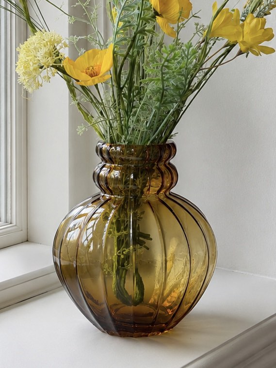 Vase Mary - Amber