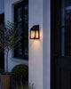 Vegglampe med solceller, pakke med 2 stk