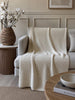 Plaid perlestrik offwhite