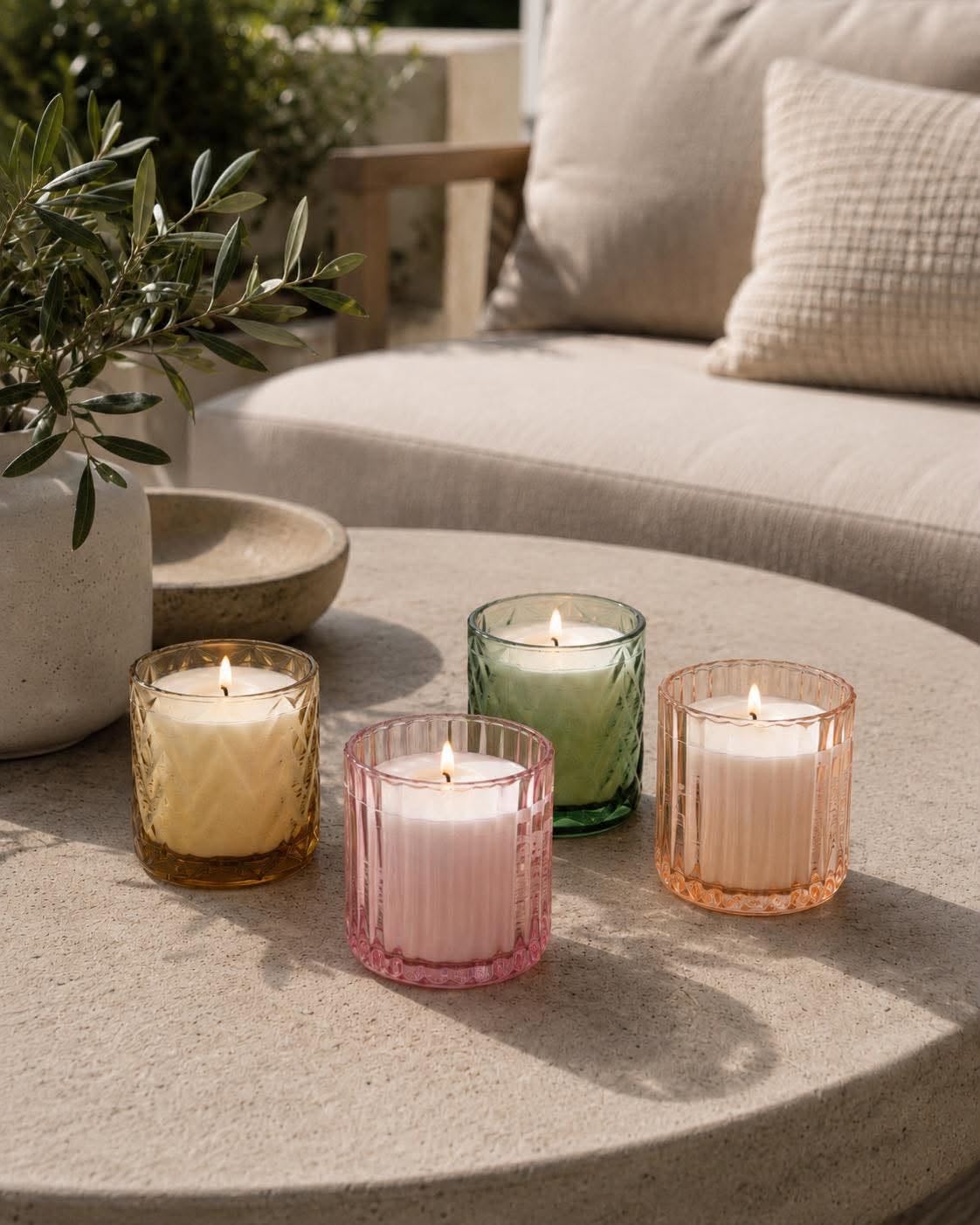 Citronella-lys i glass - Color Mix