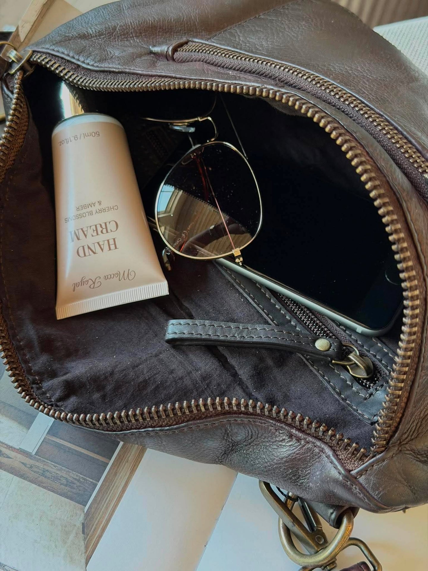 Bumbag - Washed cow brown