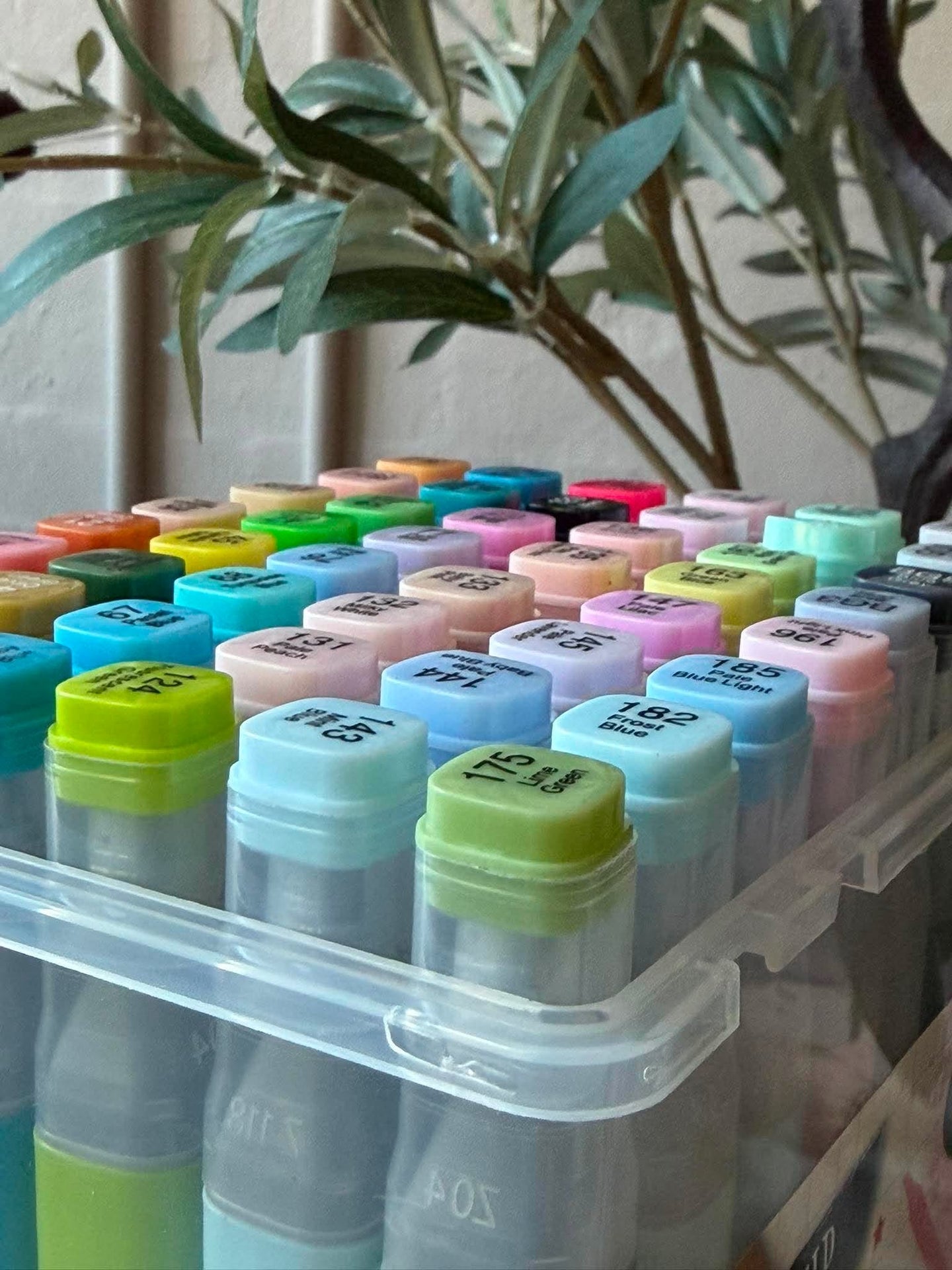 Tusser Duo pastel - Eske med 48 stk