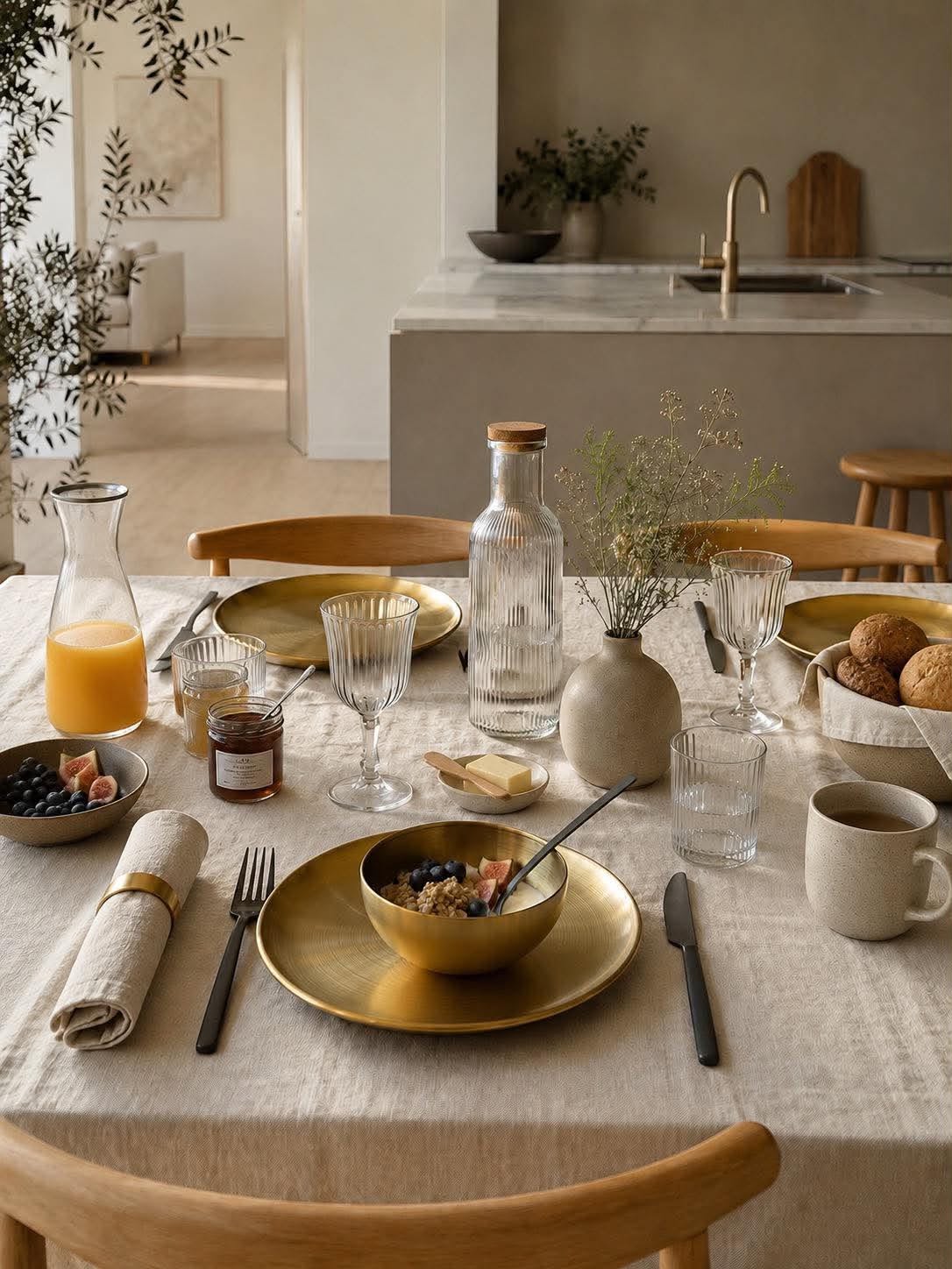 Tallerken Golden – Rustfritt stål