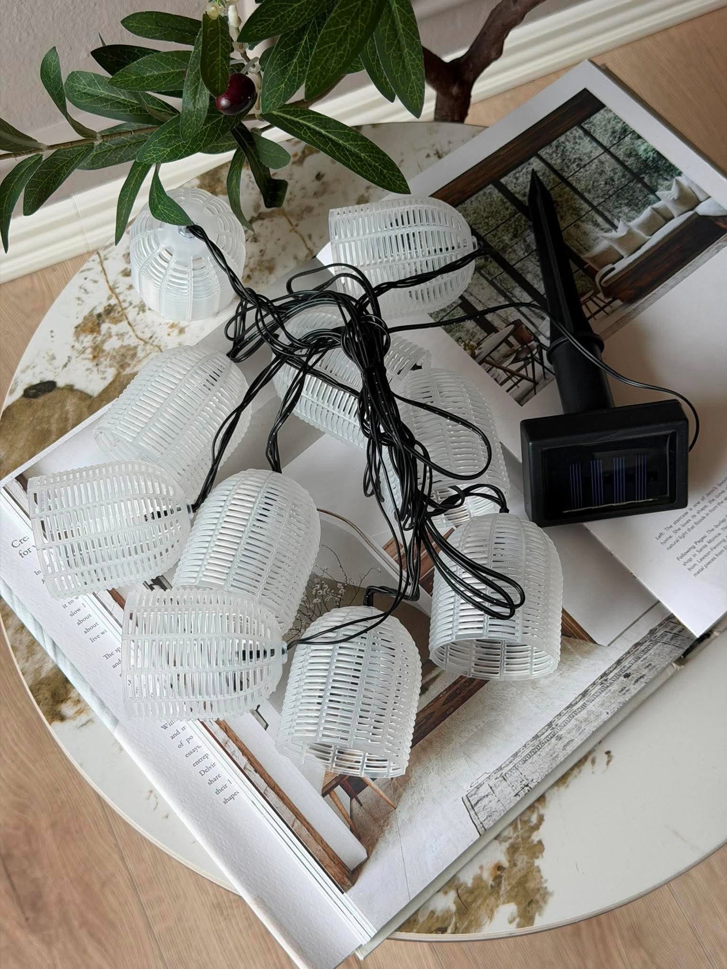 Lyskæde CLEAR med solceller
