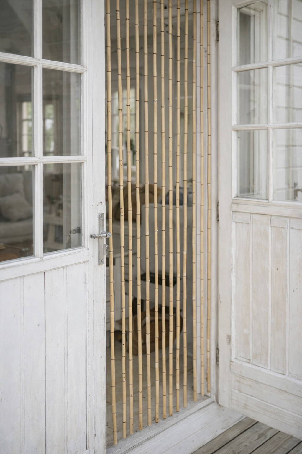 Forheng i Bambus Natur - 90x180cm