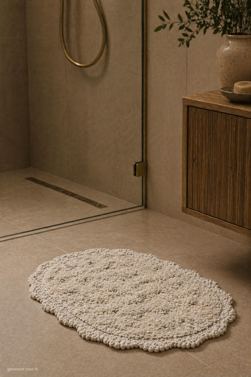 Badematte COTTON Nature