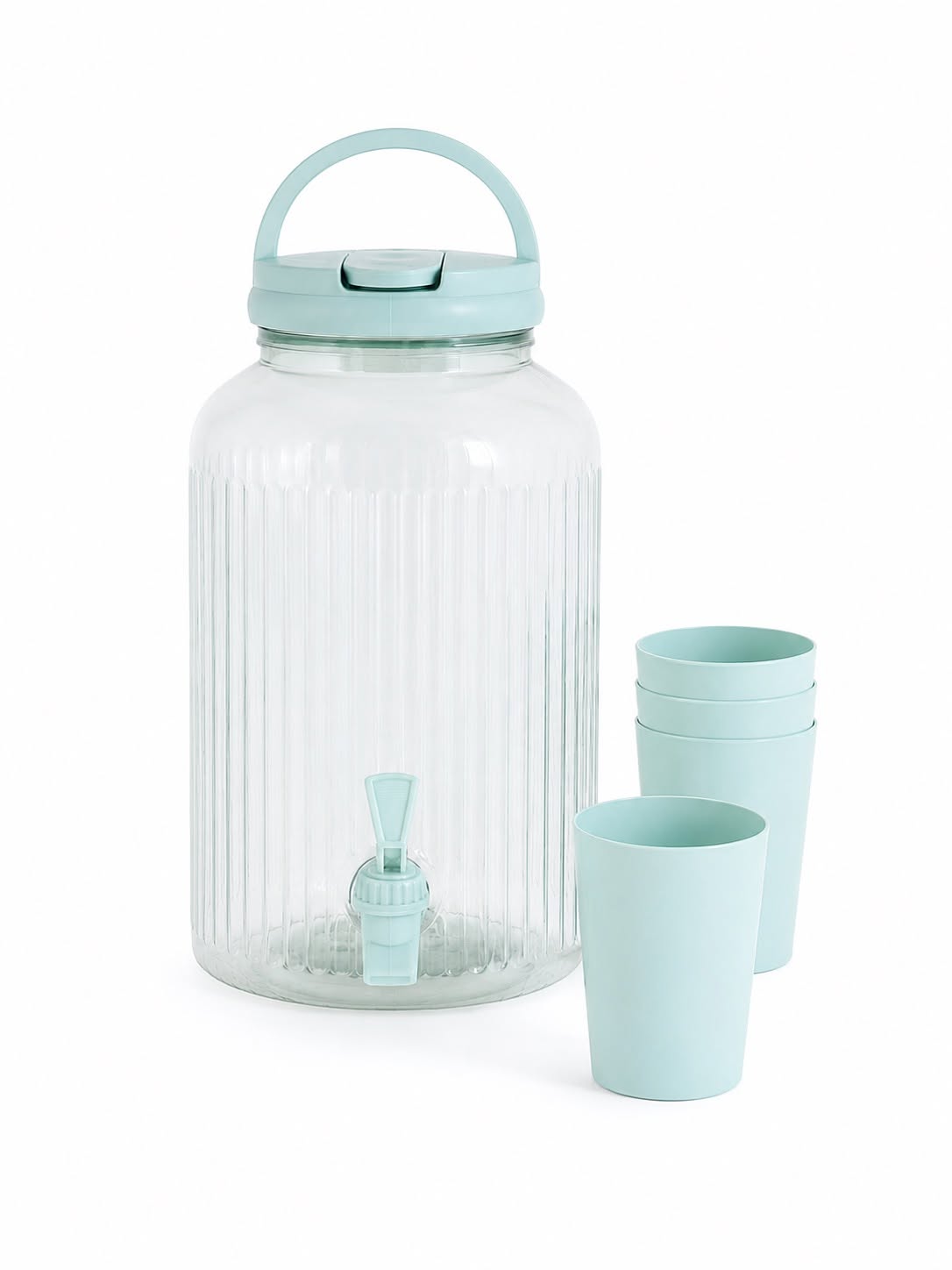 Dispenser med drikkeglass - flere farger