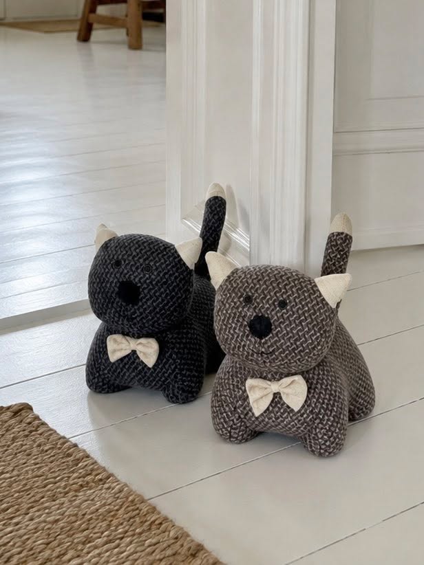 Dørstopper katt - Brown