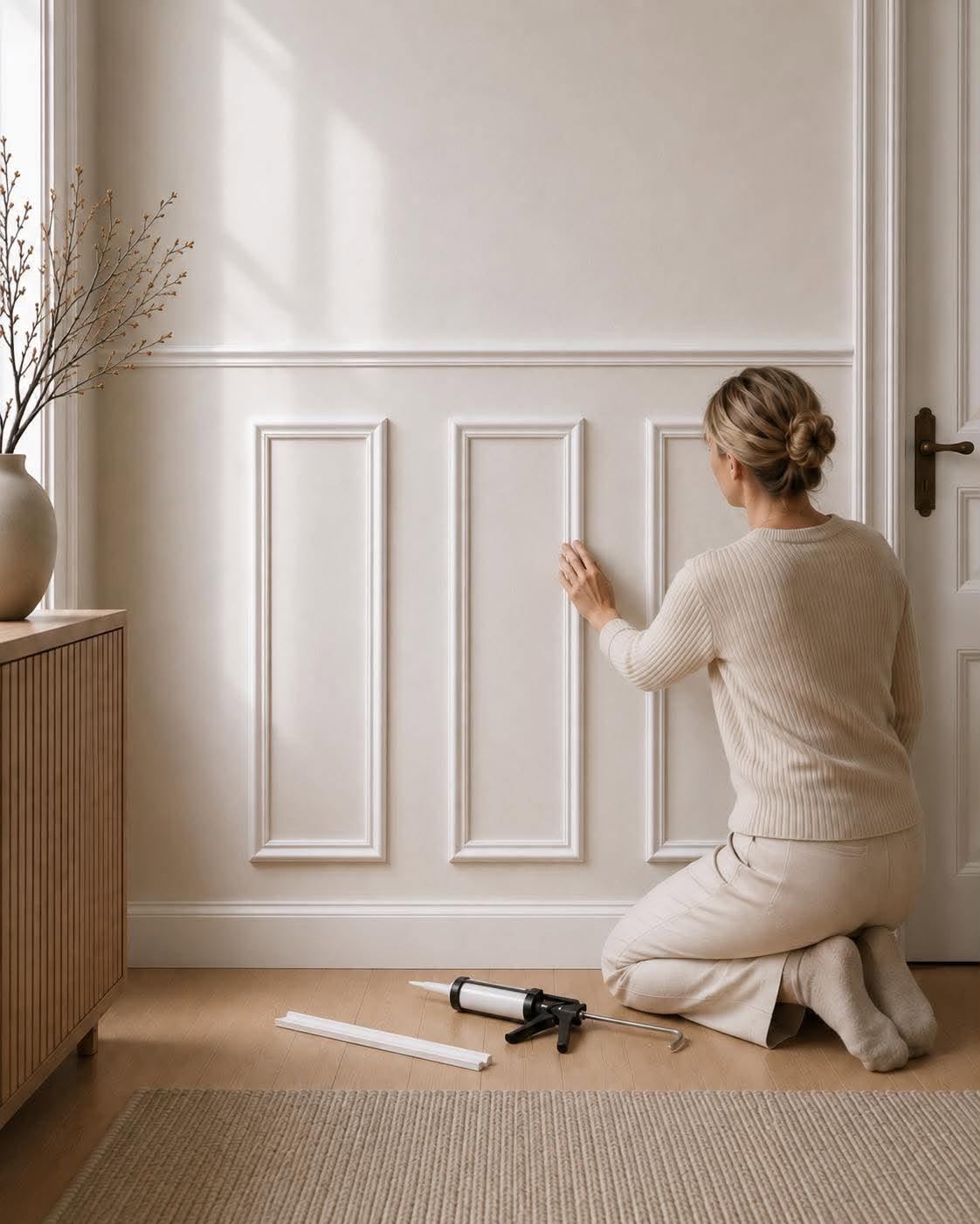 Veggpanel 40 - 100 cm - pakke med 4 stk