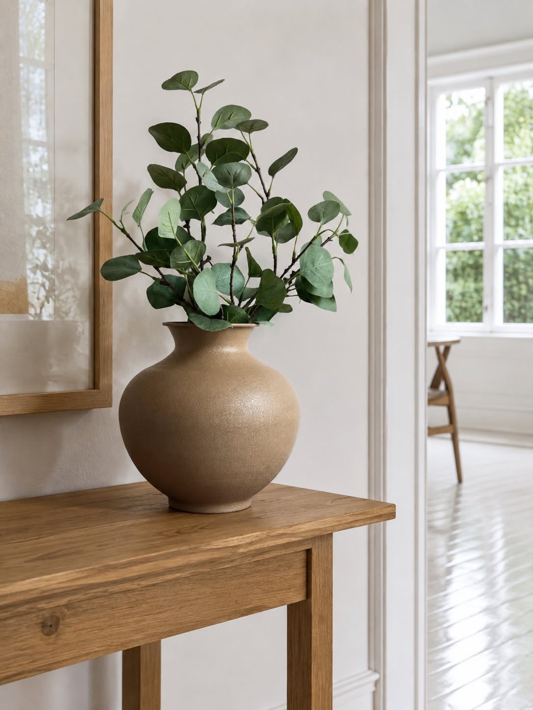 Vase metall - Brown 23 cm