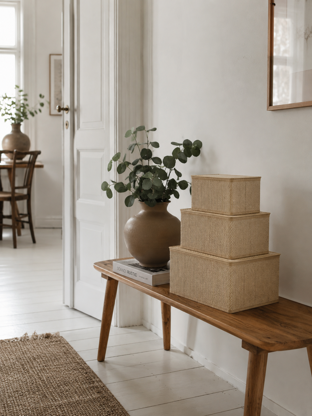 Vase metall - Brown 23 cm