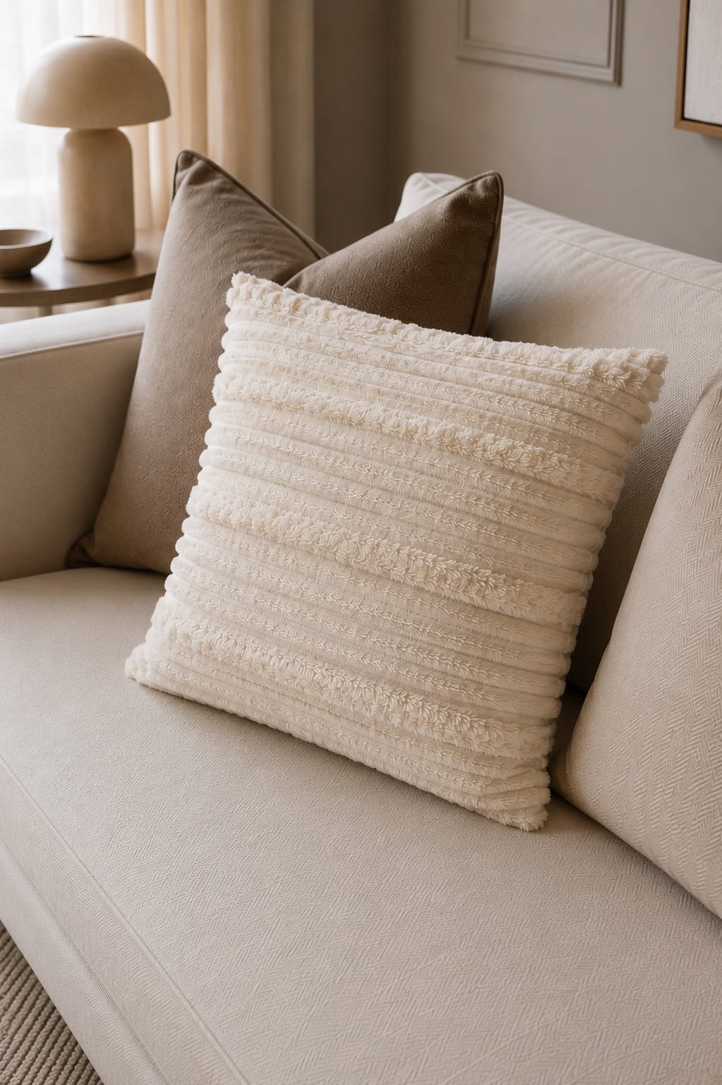 Pute med fyll 45x45 cm - White