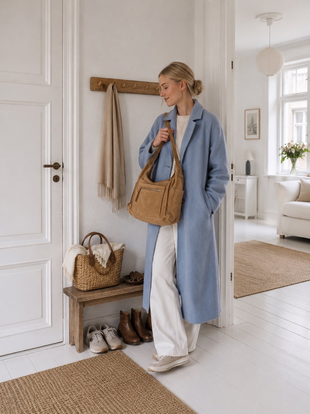 Crossover XL semsket skinn camel