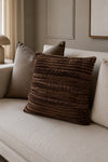 Pute med fyll 45x45 cm - Brown