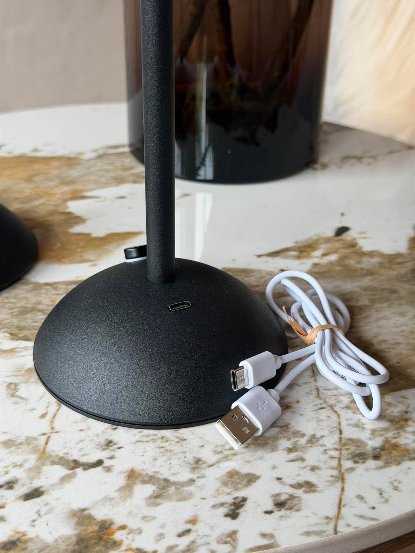 LED bordlampe BLACK - Sett med 2 lamper