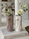 Vase med sløyfe - Old rose