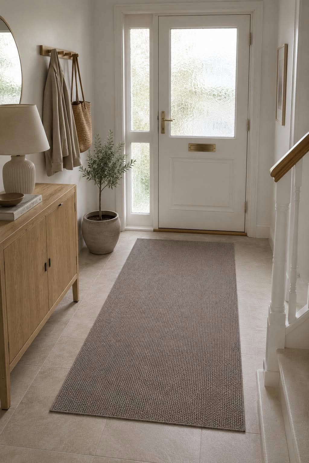 Smussematte beige - flere størrelser