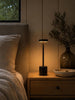 LED bordlampe BLACK - oppladbar med touch