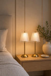 LED-bordlampe GOLD - Sett med 2 lamper