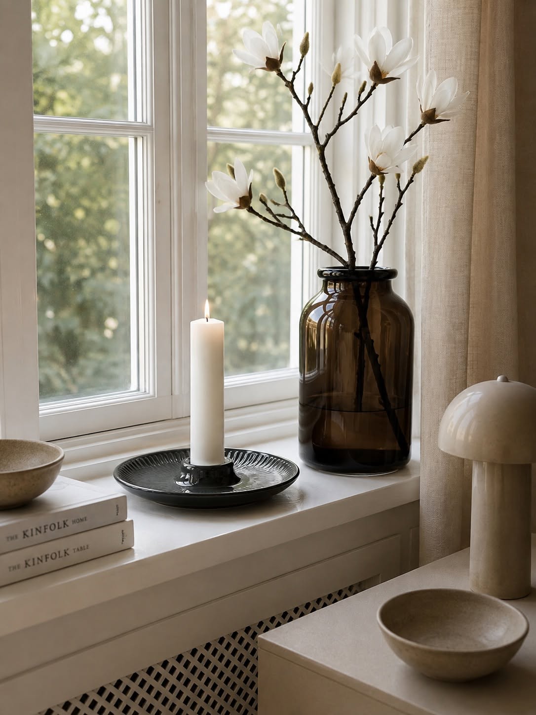 Lysestake til lys dia 5 cm - Dark