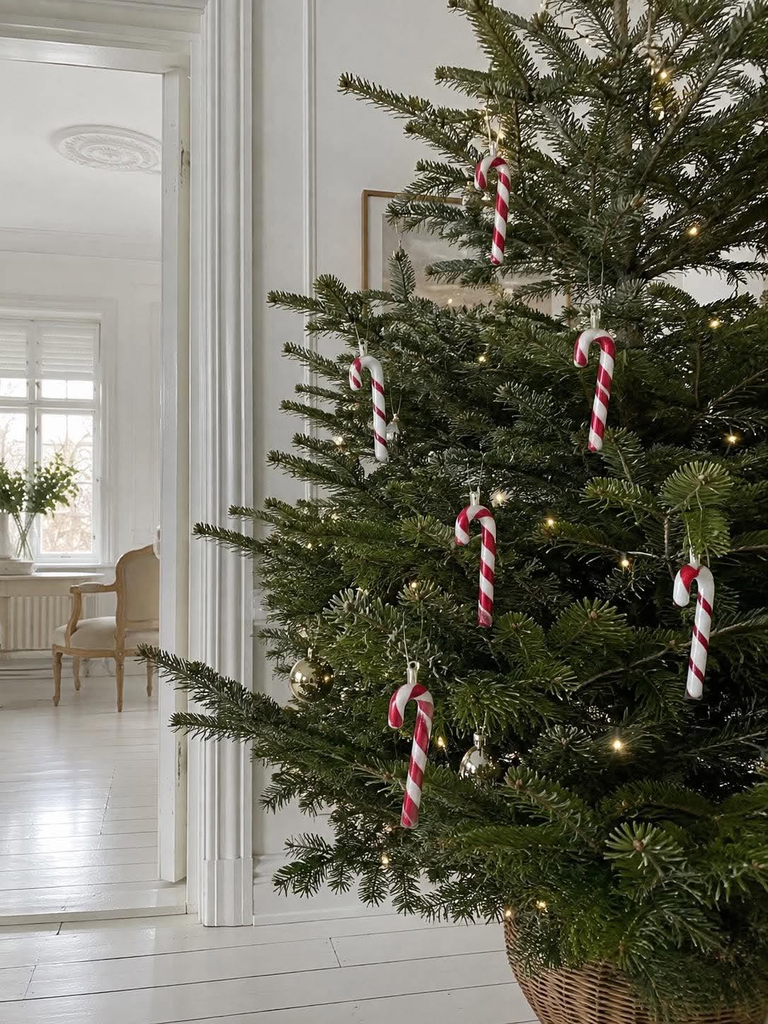 Julestokk med oppheng - 6 stk