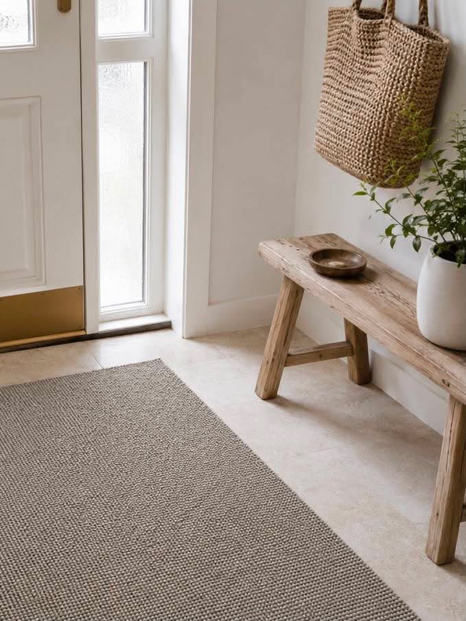 Smussematte beige - flere størrelser