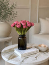 Bukett silke Tulipan - Rosa