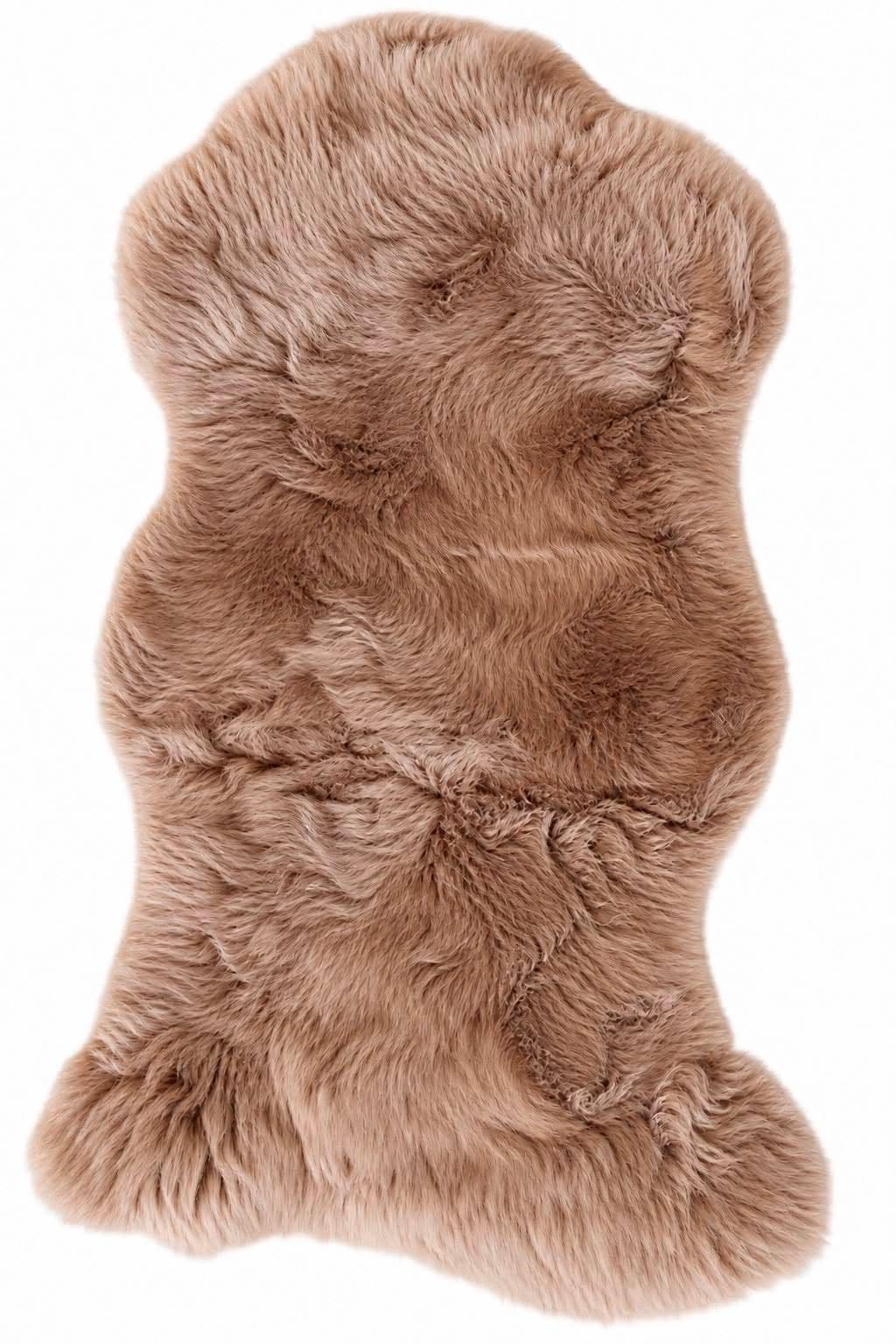 Lammeskinn – Taupe 140cm