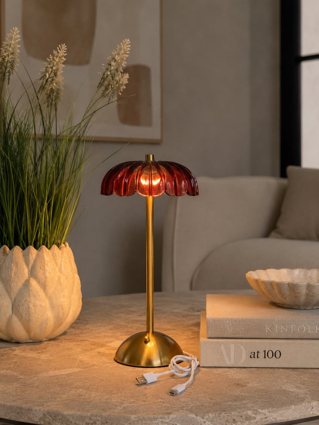 Bordlampe foline - Flere farger