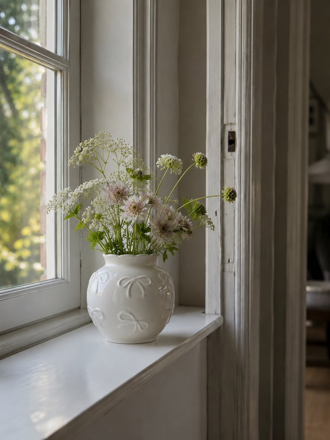 Vase med sløyfer - flere farger