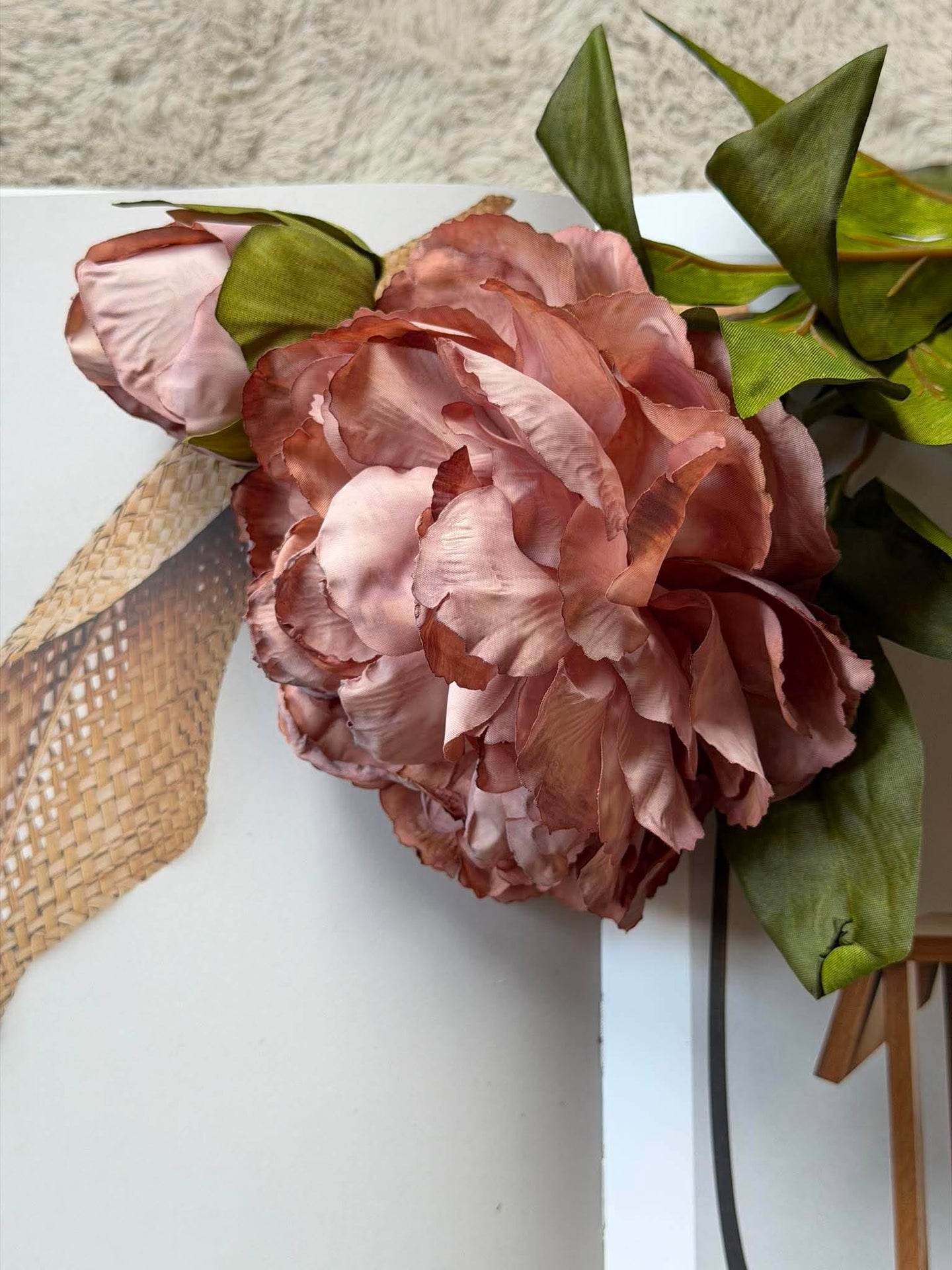 Pæon 69 cm - Dusty rose