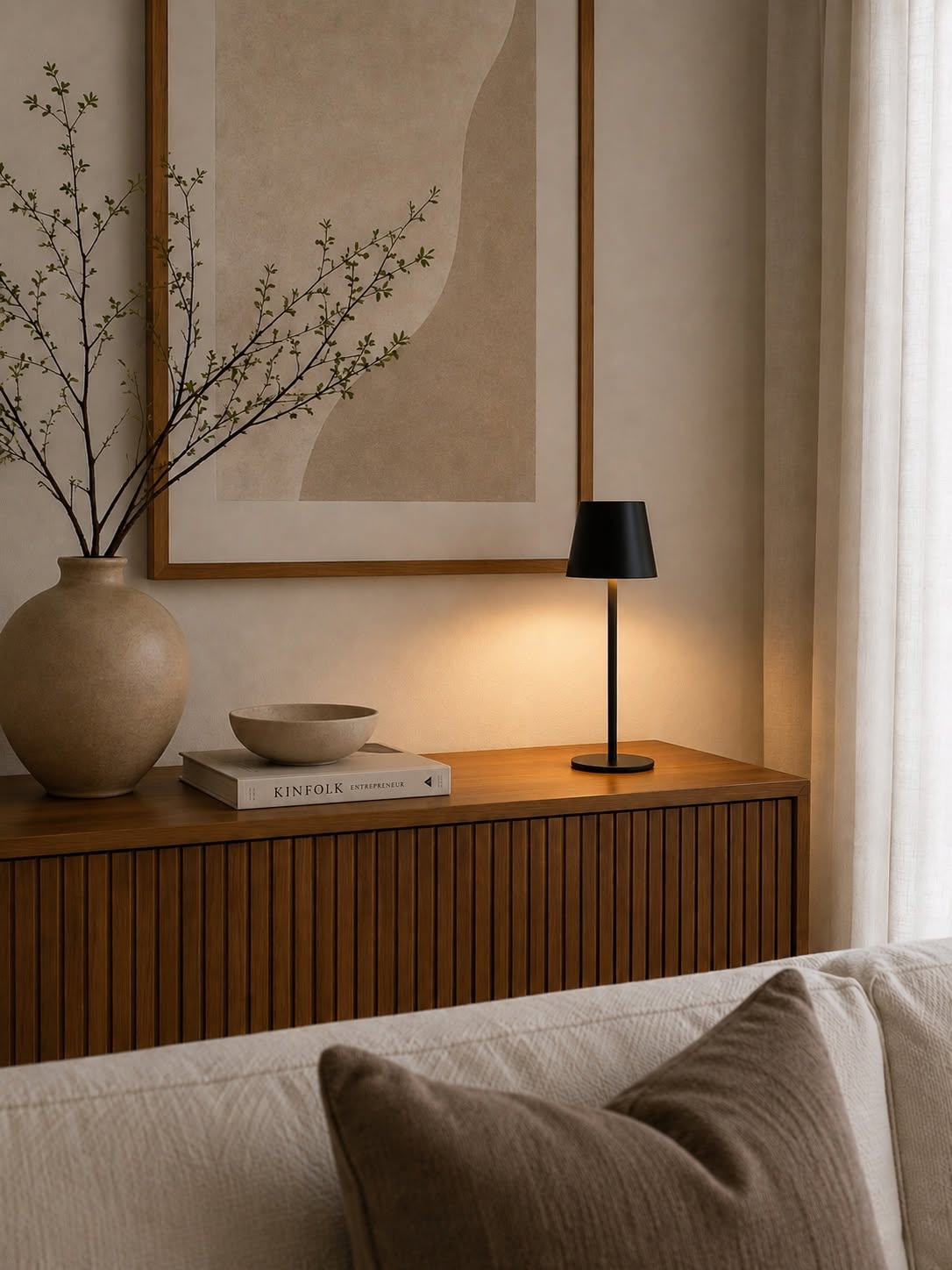 Oppladbar lampe - Black