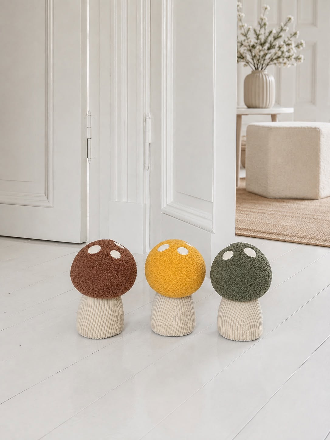 Dørstopper mushroom - flere farger