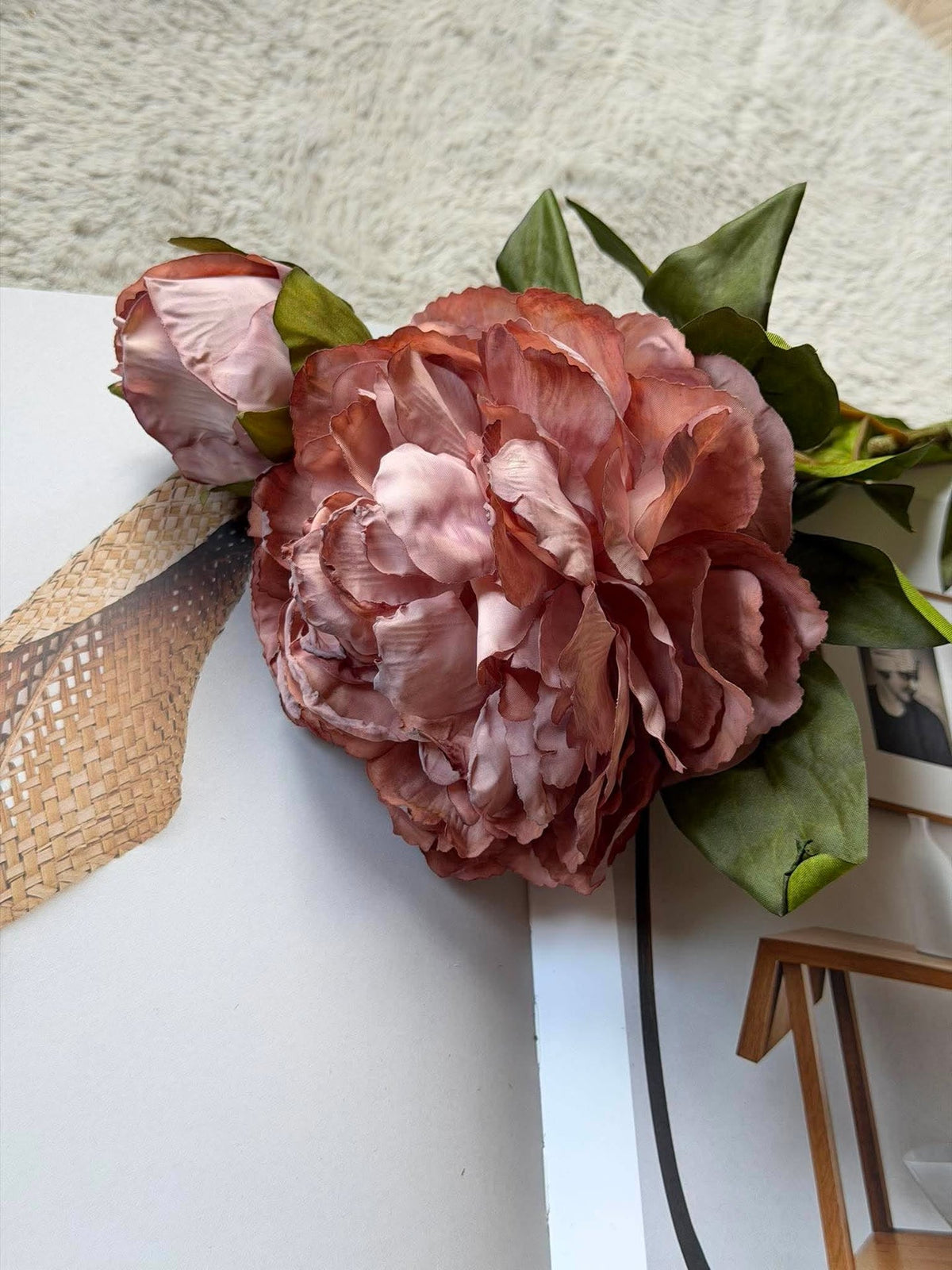 Pæon 69 cm - Dusty rose