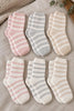Sokker 2 par COZY - Stripet MIX