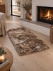 Gulvteppe i saueskinn - 70x140 Taupe