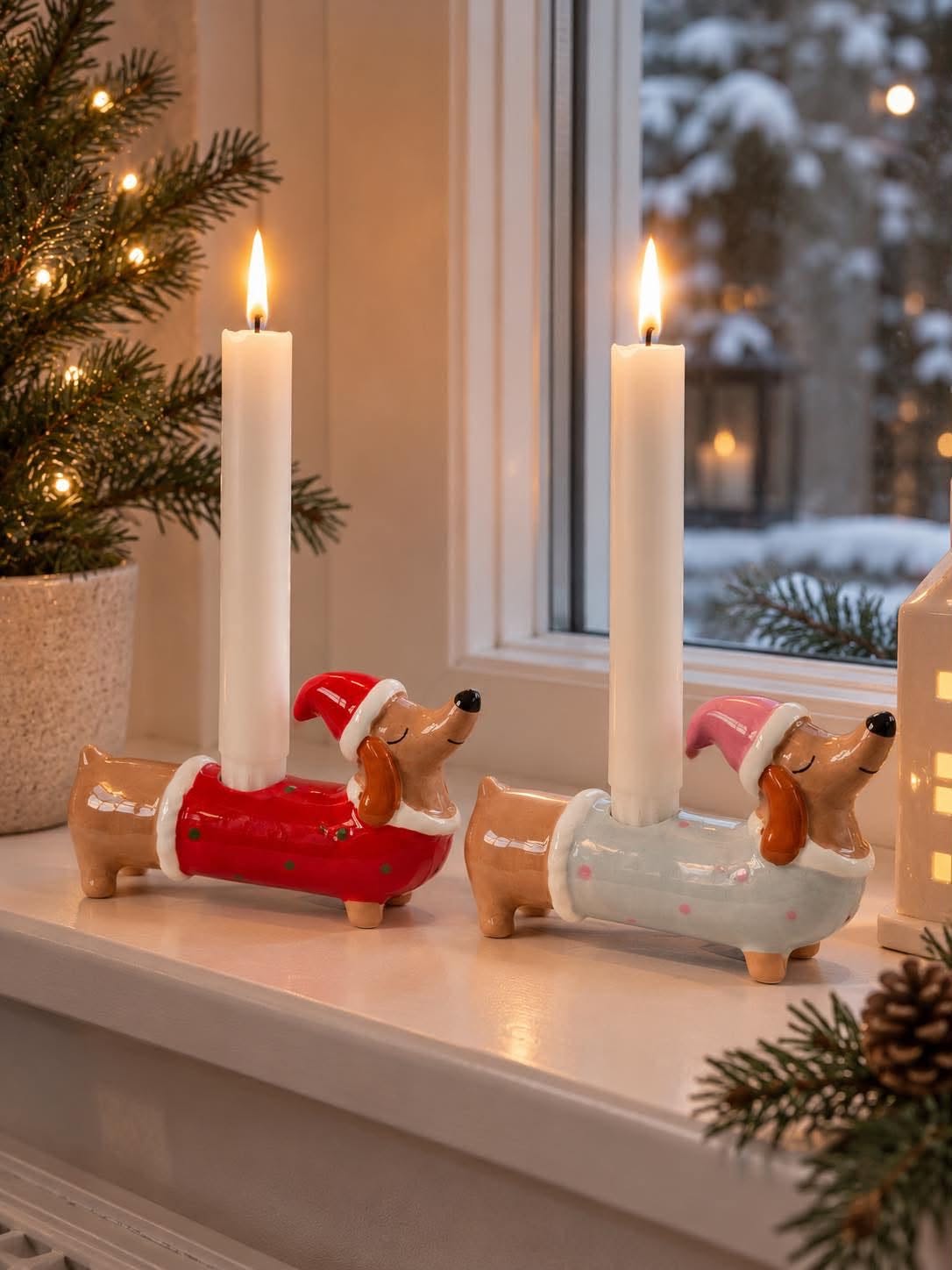 Lysestake dachshund - flere farger