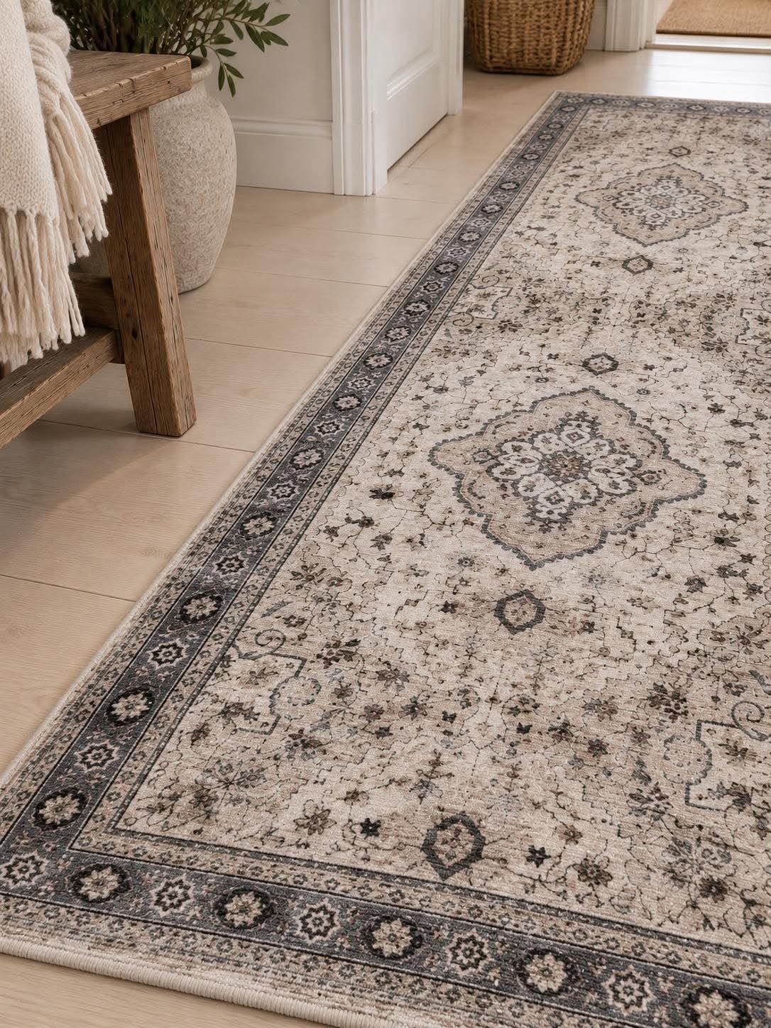Gulvteppe 80x200 - dusty vintage