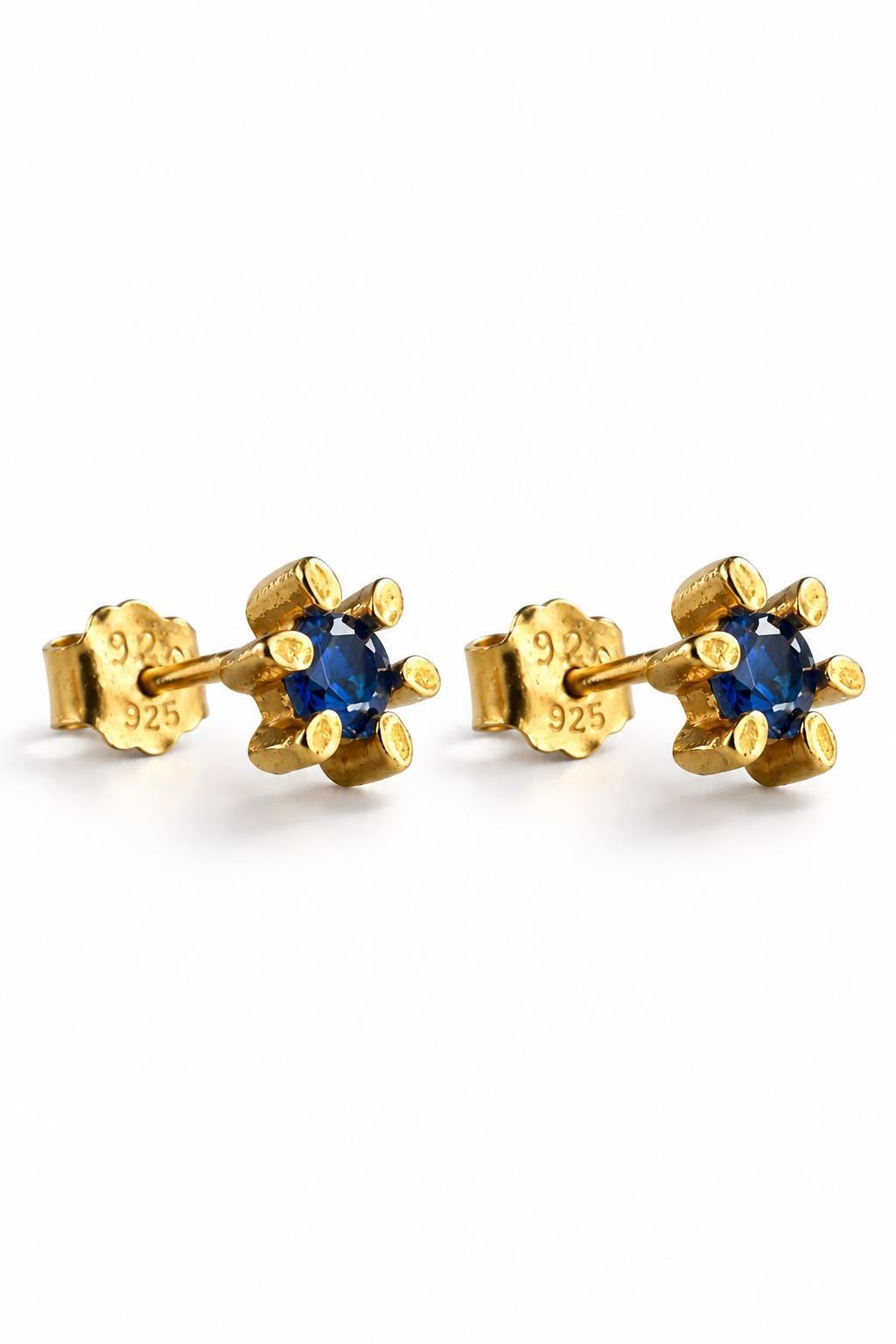 Øredobber GIA - Royal blue