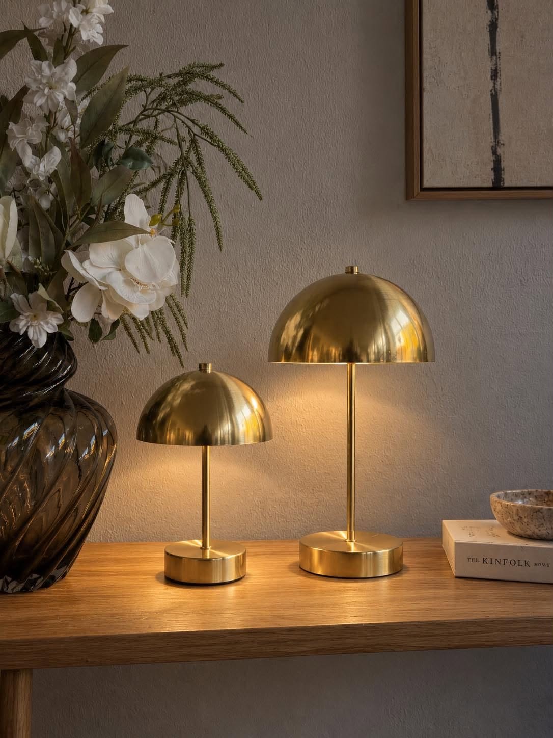Bordlampe Golden - flere størrelser
