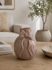 Vase med sløyfe - Old Rose